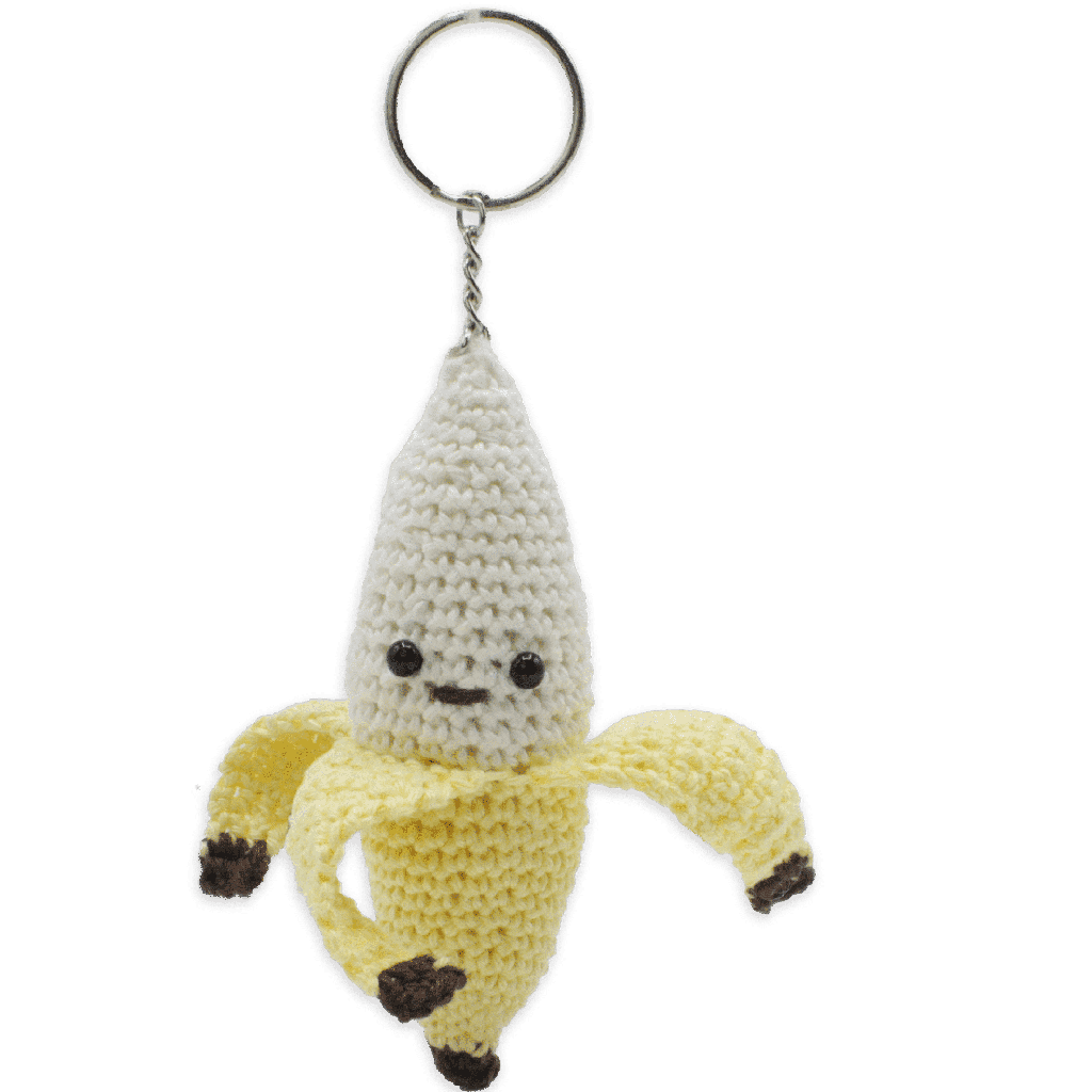 Banane Taschenanhänger