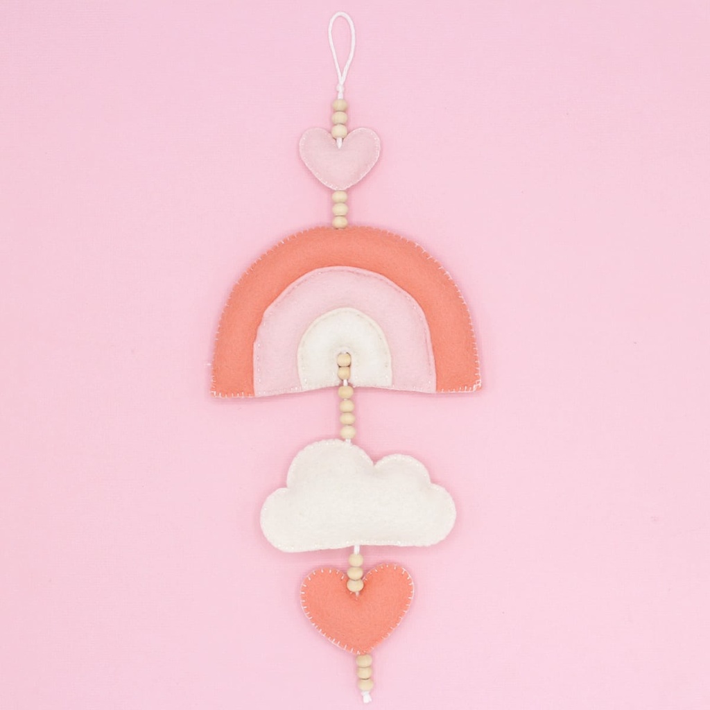 Regenboog Wandhanger - Roze