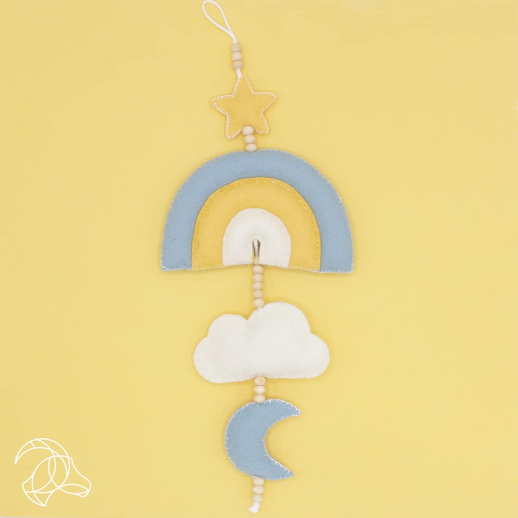 Regenboog Wandhanger - Blauw