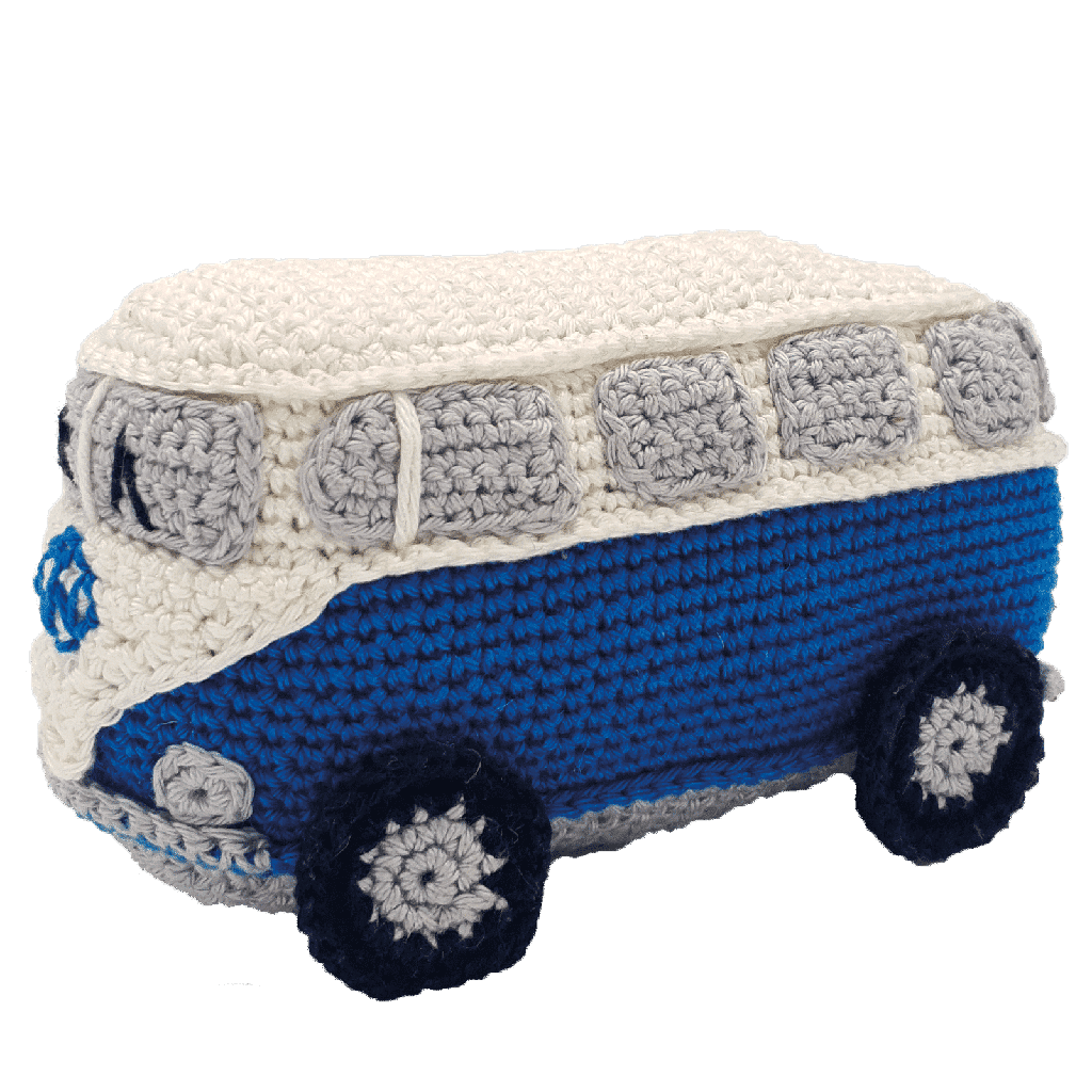 Retro Bus Blau