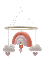 Mobile Rainbow Pink