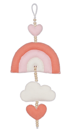 [HC-60MB37] Regenboog Wandhanger Roze