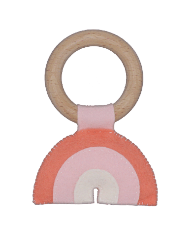 [HC-60MB38] Regenbogen Rassel Rosa