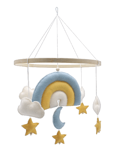 [HC-60MB39] Regenboog Mobiel Blauw