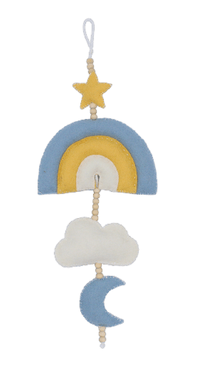 [HC-60MB40] Regenboog Wandhanger Blauw